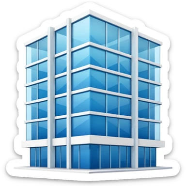 embassy building icon sticker