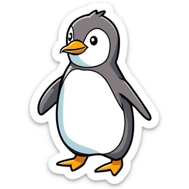 Penguin sticker