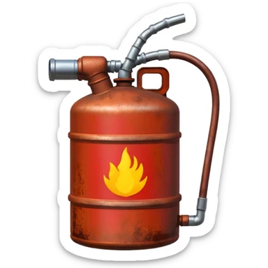 petrol canister sticker