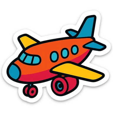 airplane sticker