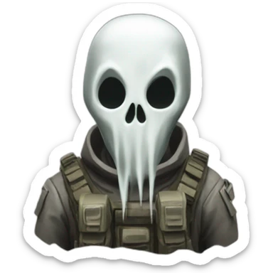 Ghost(Call Of Duty) sticker