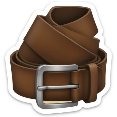 Leather belt  sticker