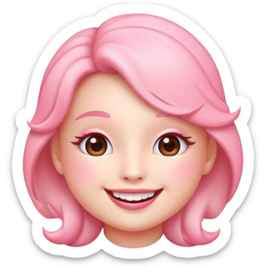 cute pink coquette ios emoji sticker