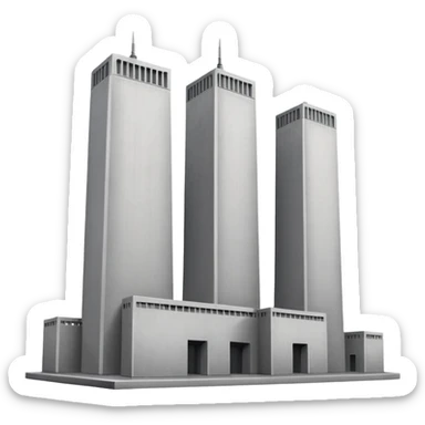 Twin towers sticker