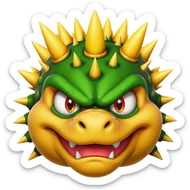 Bowser from the Super Mario Bros. Movie sticker