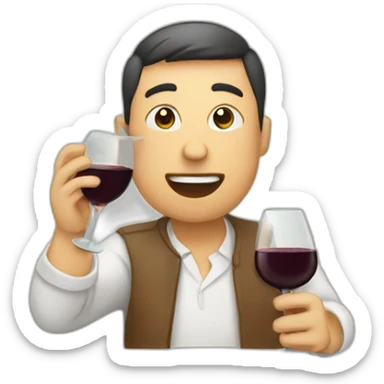 Wine tasting sticker