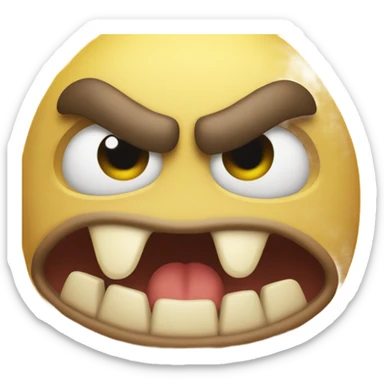 mad emoji sticker