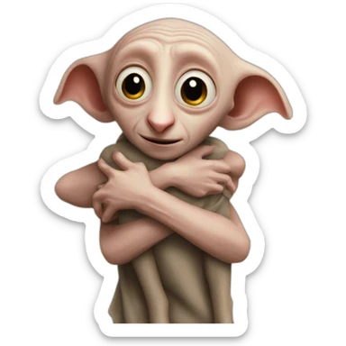 dobby making me hug sticker