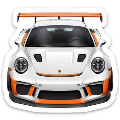 Porsche 911 gt3rs sticker