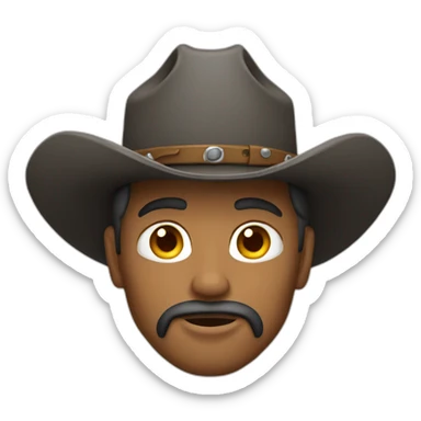 cowboy outlaw sticker