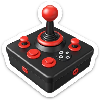 retro joystick sticker