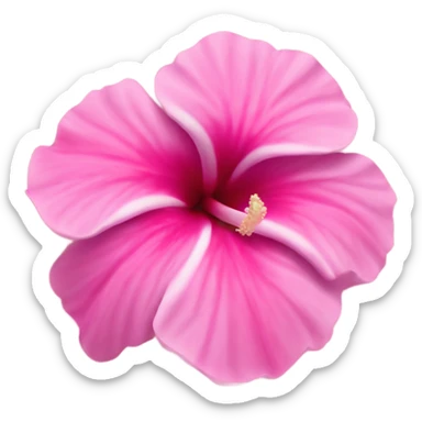 Hibiscos pink sticker