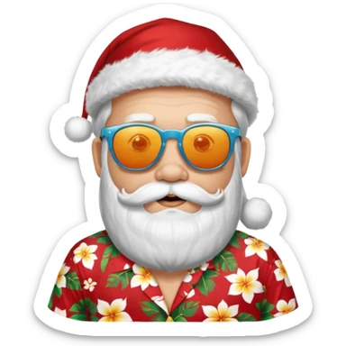 santa del mar sticker