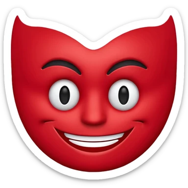 Emoji de la máscara de la película la casa de papel sticker