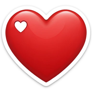 Tone it up og heart logo in ios style sticker