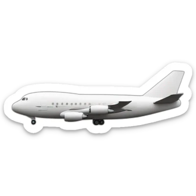 Un avion qui fonce sur deux tours sticker