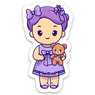 A set of stickers for the premium children's clothing store wisteria. sticker