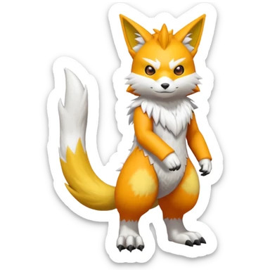 Lombax-Renamon full body sticker
