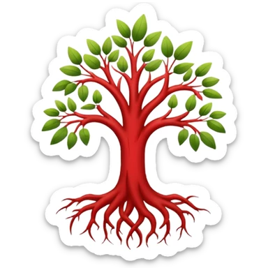 roots logo sticker