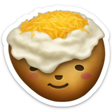 Baked potato  sticker