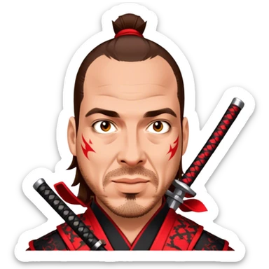 Daring Samurai sticker