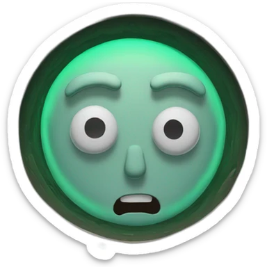 rick and morty portal sticker