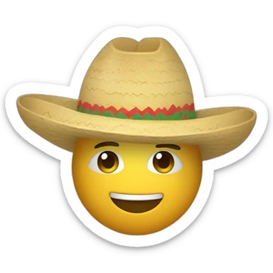sombrero paisa sticker