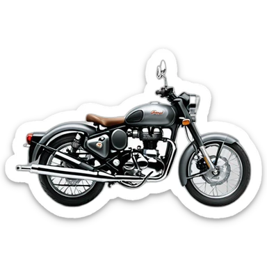 royal enfield classic 350 gunmetal grey sticker