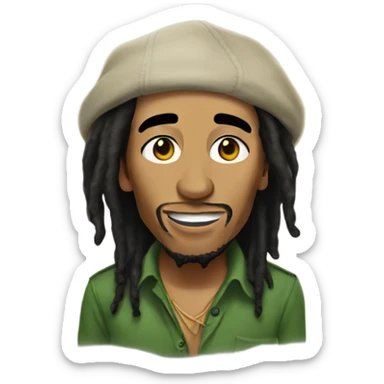 Bob Marley  sticker