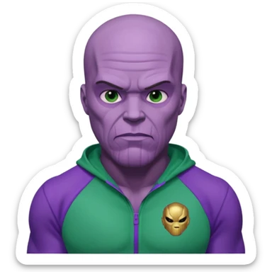 thanos from squid gam the k drama sticker