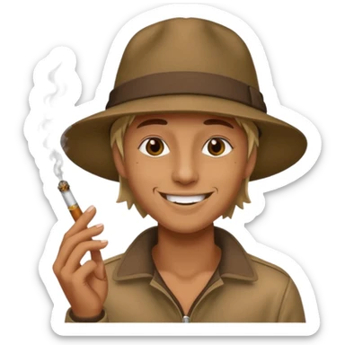 a big blunt dancing sticker