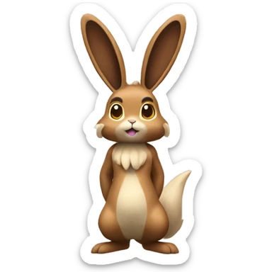  Lopunny Full body sticker