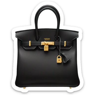 black hermes birkin bag sticker