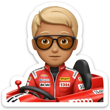 🧍‍♂️🏎️ sticker