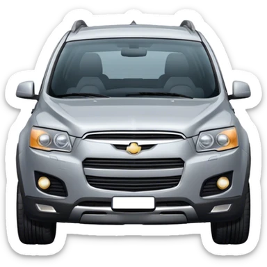 Silver Holden Captiva  sticker