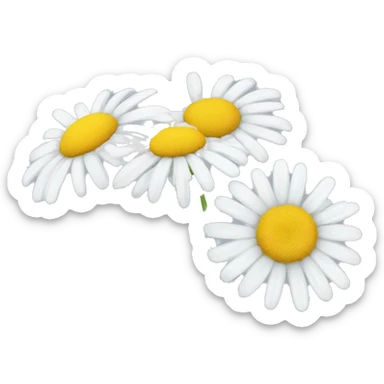 CHAMOMILE with leaf sticker