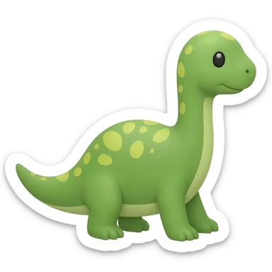 cute dinosaur sticker