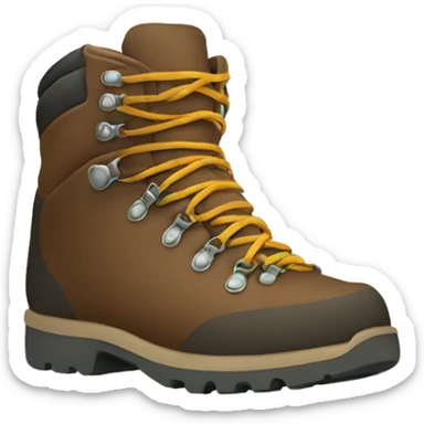 Hiking boots sticker