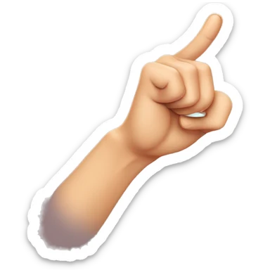 emoji biting finger  in flirtatious way  sticker