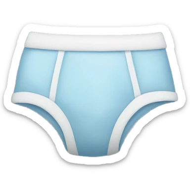 Cute underpants sticker