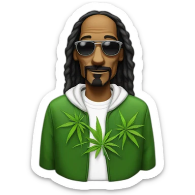 Snoop dogg weed sticker