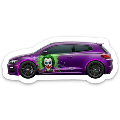 VW Scirocco joker sticker