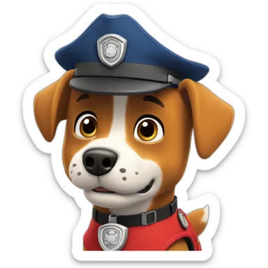 Marshall paw patrol sticker