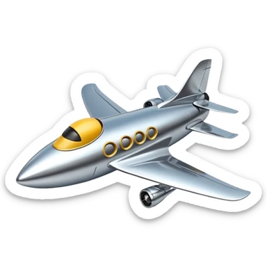 bee jet plan sticker
