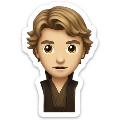 Evil Anakin Skywalker from Revenge of the Sith sticker