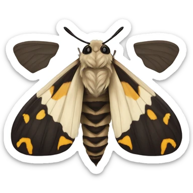 Deathhead moth sticker