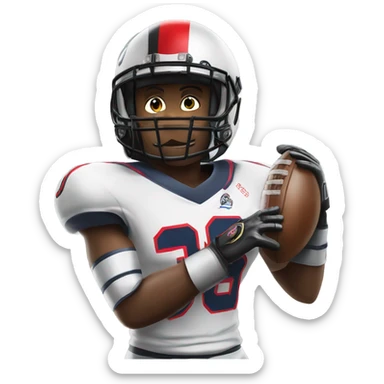 Amon ra st brown Lions wide receiver  sticker