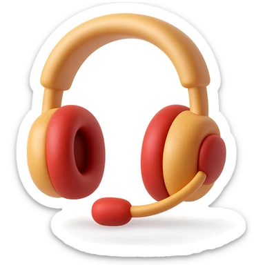 {
  "title": "3D Skeuomorphic Emoji Icon Schema",
  "type": "object",
  "properties": {
    "object": {
      "type": "string",
      "description": "Name of the object to be represented (e.g., 'money bag', 'camera', 'pizza')."
    },
    "style": {
      "type": "string",
      "enum": ["3D skeuomorphic emoji"],
      "description": "Visual style to be used for rendering."
    },
    "materials": {
      "type": "object",
      "properties": {
        "base": {
          "type": "string",
          "description": "Primary material texture, e.g., 'smooth cloth', 'metallic', 'plastic'."
        },
        "details": {
          "type": "array",
          "items": { "type": "string" },
          "description": "Secondary materials or embellishments (e.g., rope, buttons, stitching)."
        }
      }
    },
    "colors": {
      "type": "object",
      "properties": {
        "baseColor": {
          "type": "string",
          "description": "Main color of the object (e.g., '#F5DEB3' for a beige sack)."
        },
        "accentColors": {
          "type": "array",
          "items": { "type": "string" },
          "description": "Accent or highlight colors (e.g., yellow for dollar sign)."
        }
      }
    },
    "lighting": {
      "type": "object",
      "properties": {
        "type": {
          "type": "string",
          "enum": ["soft", "ambient", "studio"],
          "description": "Lighting type used to shade and define volume."
        },
        "shadows": {
          "type": "boolean",
          "description": "Indicates if soft drop shadows are used."
        }
      }
    },
    "geometry": {
      "type": "object",
      "properties": {
        "dimensionality": {
          "type": "string",
          "enum": ["3D"],
          "description": "Indicates that object is rendered in 3D."
        },
        "roundedEdges": {
          "type": "boolean",
          "description": "Indicates if object has smooth, rounded edges."
        }
      }
    },
    "expression": {
      "type": "string",
      "enum": ["playful", "realistic", "friendly"],
      "description": "Overall emotional tone of the icon."
    },
    "background": {
      "type": "string",
      "enum": ["transparent", "white", "gradient"],
      "description": "Background type for the rendered emoji."
    }
  },
  "required": ["object", "style", "materials", "colors", "lighting", "geometry", "expression", "background"]
}

over the ear headphones with a mic and red accents sticker