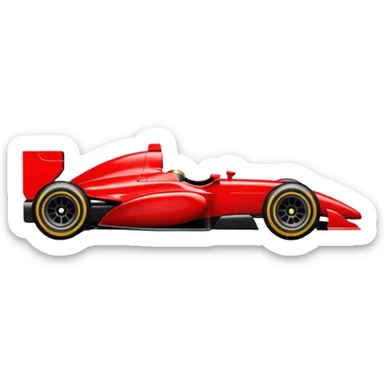 f1 side view sticker