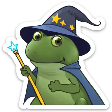 bufo wizard sticker